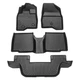 All Weather Floor Mats Rubber Liners For 2011-2019 Ford Explorer (Bench Seating)