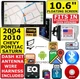 04-10 CHEVY PONTIAC SATURN  10.6" NAVIGATION BLUETOOTH USB CD/DVD CAR RADIO S