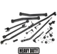 Heavy Duty Jeep Wrangler 07 - 18 Ball Joint Drag Link Tie Rod Control Arm Kit