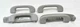 06-12 Mercedes X164 GL550 ML450 R500 Roof Grab Handle Set OEM