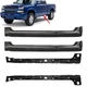 OE Fit Chevy GMC 1500/2500 4Dr Extended Cab 99-07 Pair INNER OUTER Rocker Panels