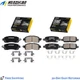 Front And Rear Ceramic Disc Brake Pads Fits 2014-2015 Nissan Leaf  New