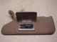 05 JEEP LIBERTY LH SUNVISOR / SHADE GRAY CLOTH W/ VANITY