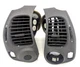 Porsche 986 Boxster & 996 Dash Outer Air Vents Left & Right Granite Grey