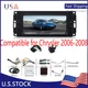 Car Stereo Radio Navigation Head Unit For Dodge Jeep Chrysler Carplay Camera US