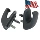 2X Dark Grey Coat Hook Fits for 2019-2024 Chevy Silverado 1500 2500 3500