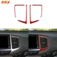 Red Carbon Fiber Central Air Vent Outlet Frame Trim For Honda Ridgeline Pilot