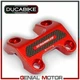 Red Handlebar Block BM08A Ducabike Ducati Scrambler Classic 800 2018