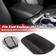 Fits 2011-2019 Ford Explorer Center Console Lid Arm Rest Cover Trim Red Stitch