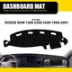 Black Anti-Slip Dashboard Pad For 1998-2001 Dodge Ram 1500 2500 3500 Dash Cover