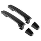 For Toyota RAV-4 Exterior Door Handle Rear LH & RH Side Black 2001 - 2012 92894