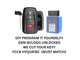DIY BUNDLE FOR OEM 2016-2021 TOYOTA PRIUS SMART KEY HYQ14FBC, INC KEY CUTTING!