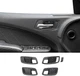 Carbon Fiber ABS Interior Door Handle Bowl Cover Trim for Chrysler 300 2015-2021