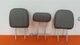 18 FORD F150 EXTENDED CAB OEM REAR HEADREST SET GRAY VINYL