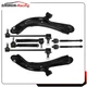 For Chevrolet City Express 15-18 Front Lower Control Arm Ball Joints Tie Rod End