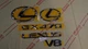 03-09 OEM *NEW* LEXUS GX470 COMPLETE VEHICLE EMBLEM KIT 03 04 05 06 07 08 09