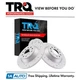 TRQ Performance Rear Brake Rotors Set Slotted X Drilled Fits Audi