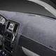 For GMC P35/P3500 Van 71-73 Dash-Topper Plush Velour Medium Gray Dash Cover