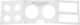 For Chevy C10 Suburban 1978-1980 OER Dash Panel Overlay