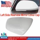 For Volkswagen Atlas 2018-2022 White Left Drive Side Rearview Mirror Cover Cap