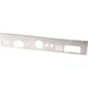 Kentrol 30562 Dash Panel Without Radio Opening For CJ Brushed Silver 76-86