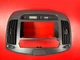2007-2010 Hyundai Elantra Dash Radio Trim Bezel Clock Air Vents OEM BLACK