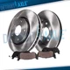 Rear Disc Rotors Brake Pads for Nissan Leaf Rogue Sport Electronic Parking Brake