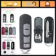Key Fob Shell Case Replacement for Mazda 3 6 Miata MX-5 CX-5 CX-9 2014-2019, 4 B