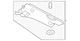 Genuine VOLKSWAGEN 2020-2024 Atlas Cross Sport Rear Shield 3QF-825-102