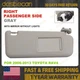 Right Passenger Side Gray Sun Visor With Mirror For TOYOTA RAV4 2006-2013