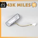 02-19 Maserati GranTurismo M145 4200 M138 Rear Trunk Lid License Plate Light OEM