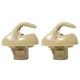 2X Beige Sun Visor Clips for Honda CR-V Civic 88217S01A01ZA Car Sunvisor