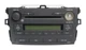 2009 Toyota Corolla AM FM Radio Single Disc CD MP3 Player 86120-12B40 Face 51842
