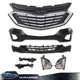 Fit For 18-21 Chevrolet Chevy Equinox Front Bumper Upper Lower Grill Fog Lights