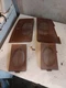 Four 1988-94 GMC Chevy Dash & Side Pillar Speaker Grills L & R Front/Rear Brown