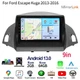 9" Android 13 Stereo Radio GPS Nav 2+64GB For Ford Escape Kuga 2013-2016 Carplay