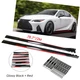 For Lexus RX350 RX300 SUV Side Skirts Body Kit Splitter Rocker Panel Gloss Red