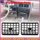 For Toyota 4Runner Tacoma 1996-2002 2PC A/C Air Heater Dash Bezel Vents Black