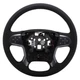 For Chevy Silverado 2500 HD 15-19 Steering Wheel 4-Spoke Standard Black Leather