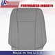 2015 2016 2017 Fits Ford F150 Lariat Driver Top Perf Leather Seat Cover Gray