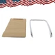 Beige Center Console Roller Blind Cover+Plating Trim For Buick LaCrosse 2010-13