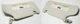 Right & Left Side Sunvisor Upper Sun Visor Shade Make Up Lamp OEM Mini R60 Pair