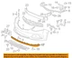 Chevrolet GM OEM 2016 Volt Front Bumper Grille-Lower Deflector 23142930