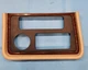 🔥02-06 Cadillac Escalade Radio Dash Trim Bezel with Clock  Tan/woodgrain