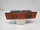 01-06 Lexus LS430 Front Center Heated Seat Trac Off Switch Wood Bezel Trim 