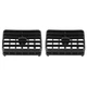 2x A/C Air Heater Dash Bezel Vents Black For 1996-2002 Toyota 4Runner Tacoma NEW