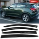 Fits 16-22 Honda HR-V Mugen Style Side Window Visors Rain Sun Deflectors - 4PCS