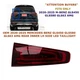 2020-2025 Mercedes-Benz GLS450 GLS580 rear inner left side LED lamp combination