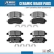 Front and Rear Ceramic Disc Brake Pad For 2013-2023 Nissan Altima 2014-2017 Leaf