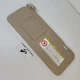 2001-2003 Toyota Rav4 Sun Visor LH Driver Side Vinyl w/Mirror Tan OEM